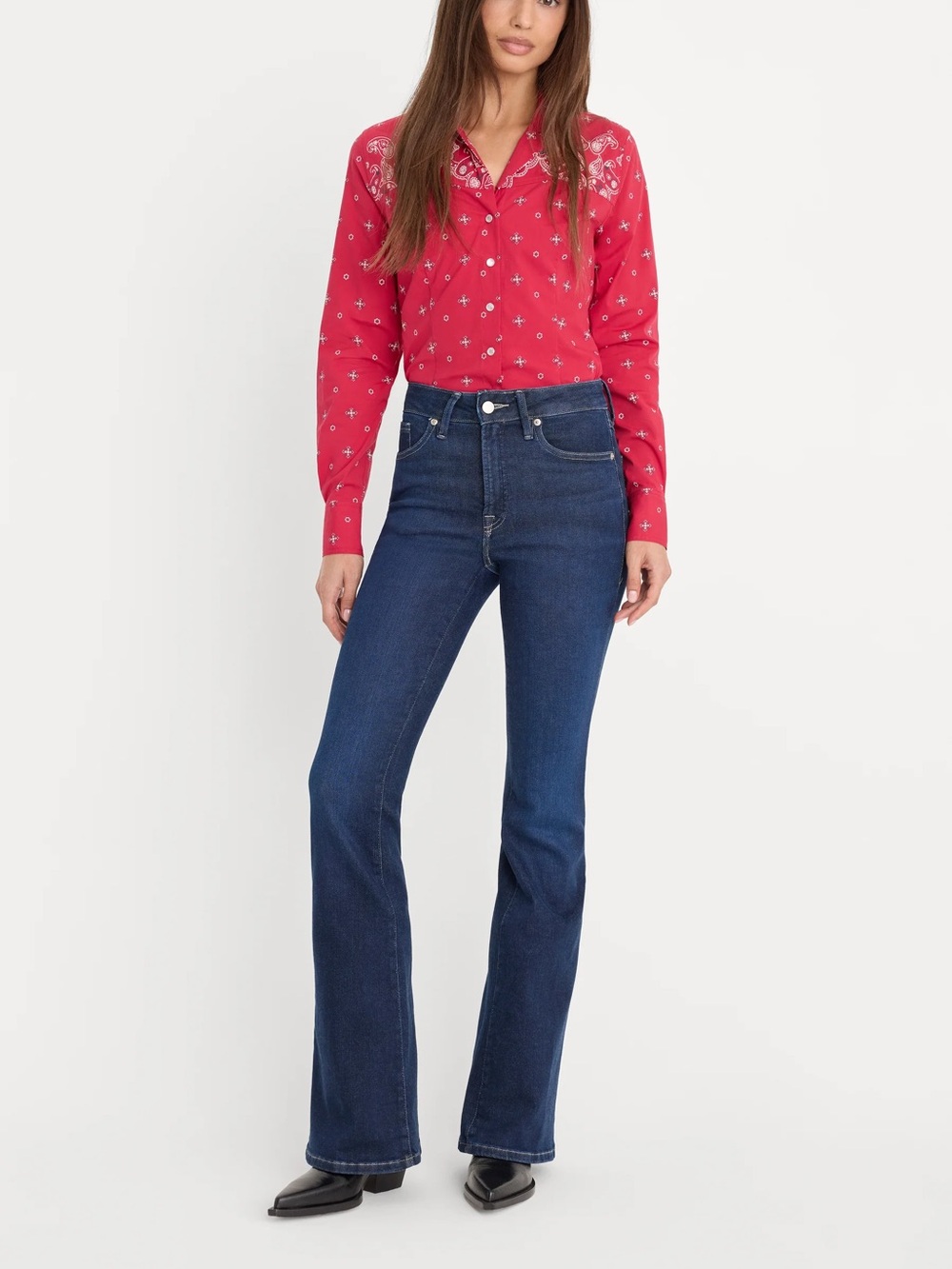 Good American Dolly Flare Jeans